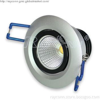 8W Bridgelux led lights adjustable led downlight